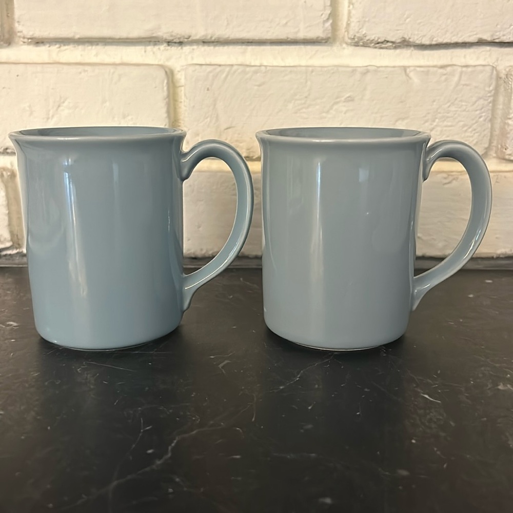 Corningware Vintage Mugs - Pale Blue - Style BVB9 - Set of 2